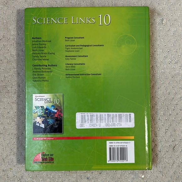 Science Links Grade 10 Text - Picture 7 of 7